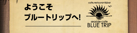 ようこそブルートリップへ!